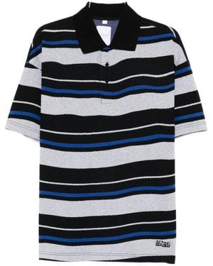 Napapijri Striped Polo Shirt - Blue