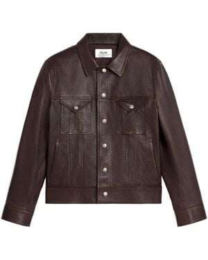 Celine Trucker Jacket - Brown