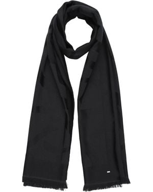 Saint Laurent Solid Color Scarf - Black