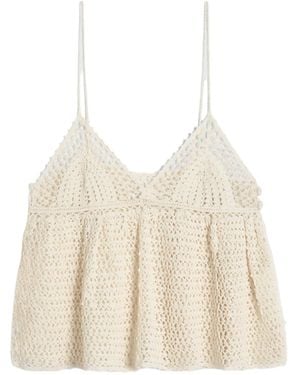 Celine Top With Thin Straps - Natural