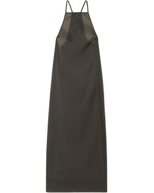 St. Agni Organza Maxi Dress - Black
