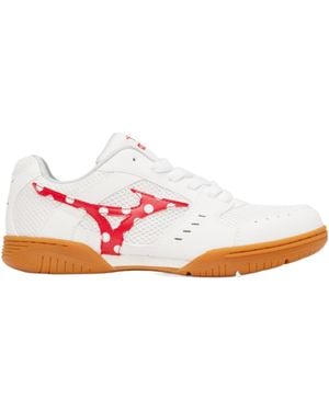 Comme des Garçons Lace Up Sneakers - White