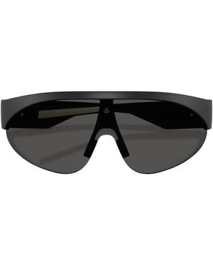 Moncler Eyewear Shield Frame Sunglasses - Black