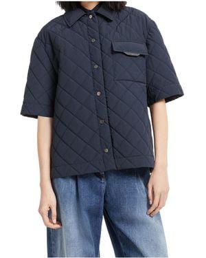 Brunello Cucinelli Padded Jacket - Blue