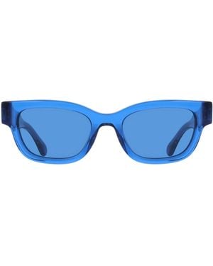 Ferragamo Geometric Sunglasses - Blue