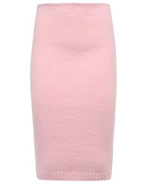 Tom Ford Ribbed Knitted Skirt - Pink