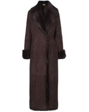 Nour Hammour Lambskin Coat - Multicolor