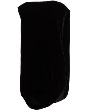 Rick Owens Simple Solid-Colored Sleeveless Top - Black