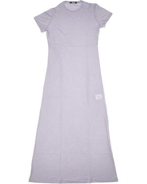 Lela Rose Crew-Neck Midi Dress - Purple