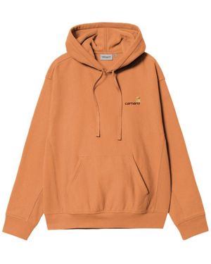 Carhartt American Script Logo Hoodie - Orange