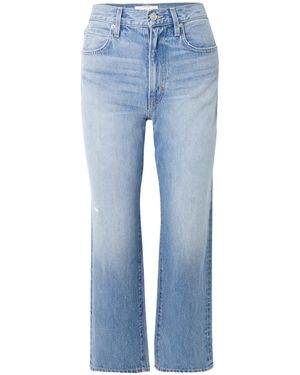SLVRLAKE Denim London High-Waisted Straight Leg Jeans - Blue