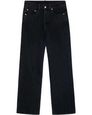 Jacquemus Logo Detailed Straight-Leg Jeans - Blue