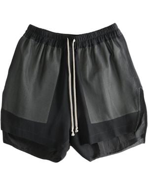 Rick Owens Washed Georgette Temple Boxers - Black