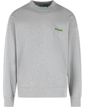 Barrow Graphic Printed Crewneck Sweatshirt - Grey