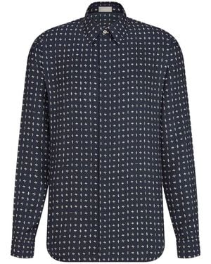 Dior Shirt With Monsieur Motif - Blue