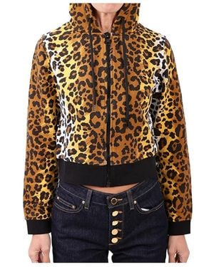 Moschino Leopard Print Casual Jacket - Multicolour