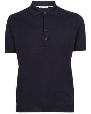 Paolo Pecora Short Sleeved Polo Shirt - Black