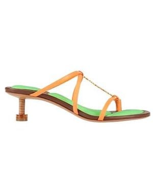 Jacquemus Minimalist Thong Sandals - Yellow