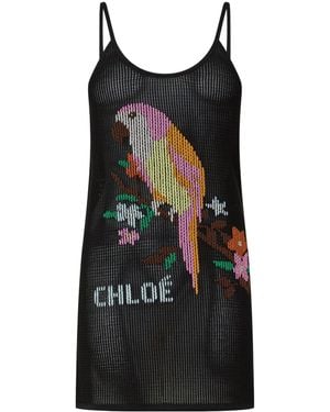 Chloé Lightweight Fitted Top - Black