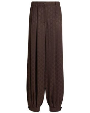Etro Casual Trousers With Belt Loops - Brown