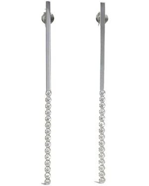 Celine Edwige Earrings - White