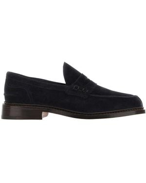 Tricker's Tricker's Adam Almond-Toe Loafers - Black