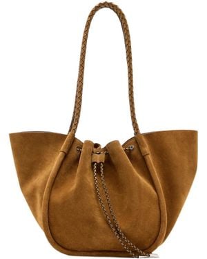 Proenza Schouler Large Ruched Tote - Brown
