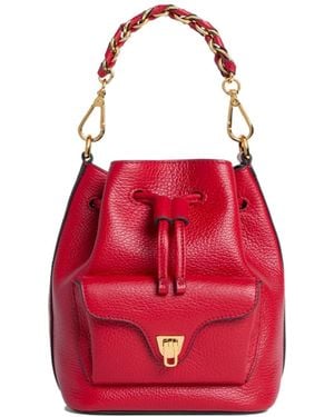 Coccinelle Beat Generation Small Bucket Bag - Red