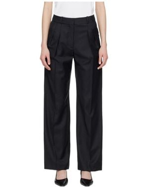 Loulou de Saison Sbiru Lds Pleated Pants - Black