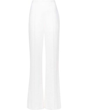 Chloé Pleated Wide-Leg Casual Pants - White