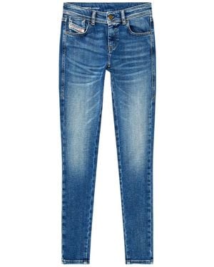 DIESEL Skinny Jeans Regular Waist 2017 Slandy - Blue