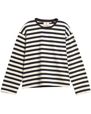 Barbour Striped Long-Sleeve Tee - Black