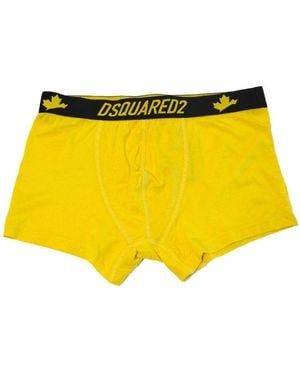 DSquared² Logo Underwear - Yellow