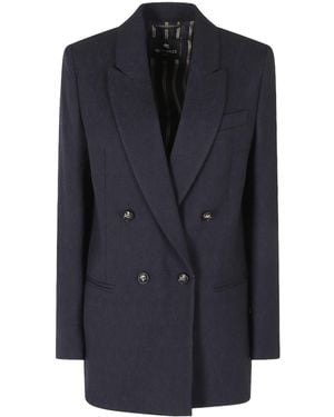 Etro Long-Sleeve Blazer - Blue