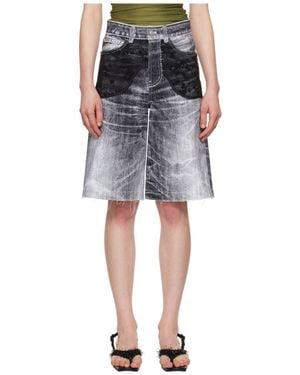 ANDERSSON BELL Oxford Combo Leopard Shorts in Natural | Lyst