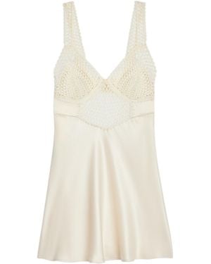 Celine Mini Dress - Natural