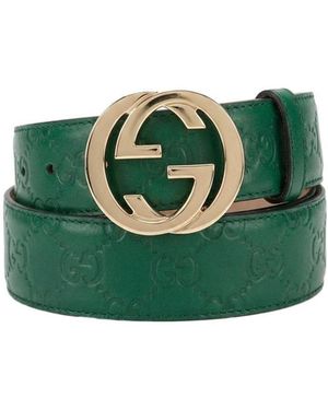 Gucci Signature Belt - Green