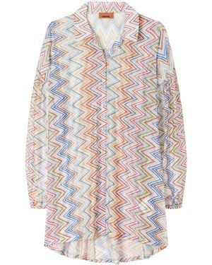Missoni Loose Striped Shirt - White