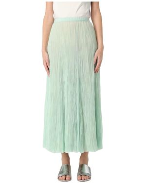 Fabiana Filippi Pleated Tulle Skirt - Green