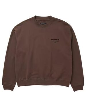 AllSaints Crew-Neck Sweatshirt - Brown
