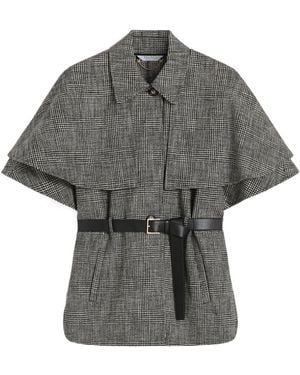 Max Mara Short Cape - Gray