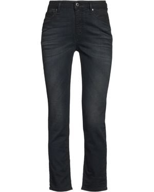DIESEL Solid Colour Denim Trousers - Black