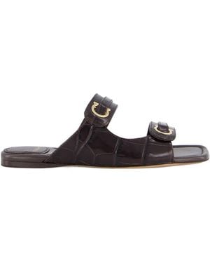 Ferragamo Gancini Ornament Slides - Multicolour