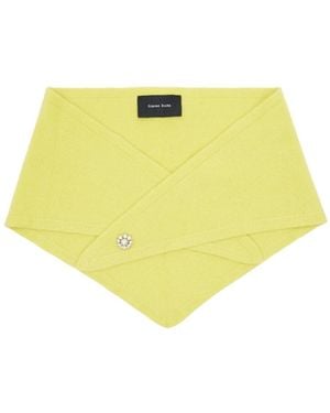 Simone Rocha Cashmere Scarves - Yellow