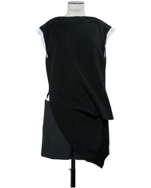 Sacai Suiting X Knit Dress - Black