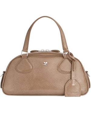 Courreges Courrèges Friday Bowling Bag - Natural