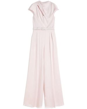 Max Mara Envers Draped Jumpsuit - Pink