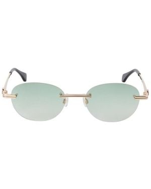 Palm Angels Geometric Sunglasses - White