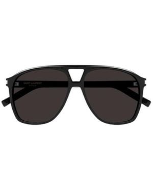Saint Laurent Eyewear Sl 596 Dune Aviator Sunglasses - Black