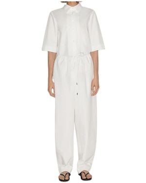 Partow Button-Down Shirts - White
